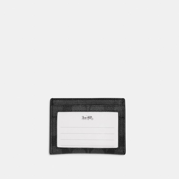 NWT Coach Outlet Slim Id Card Case In Signature Canvas - Picture 2 of 3